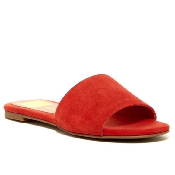 dolce vita red sandals